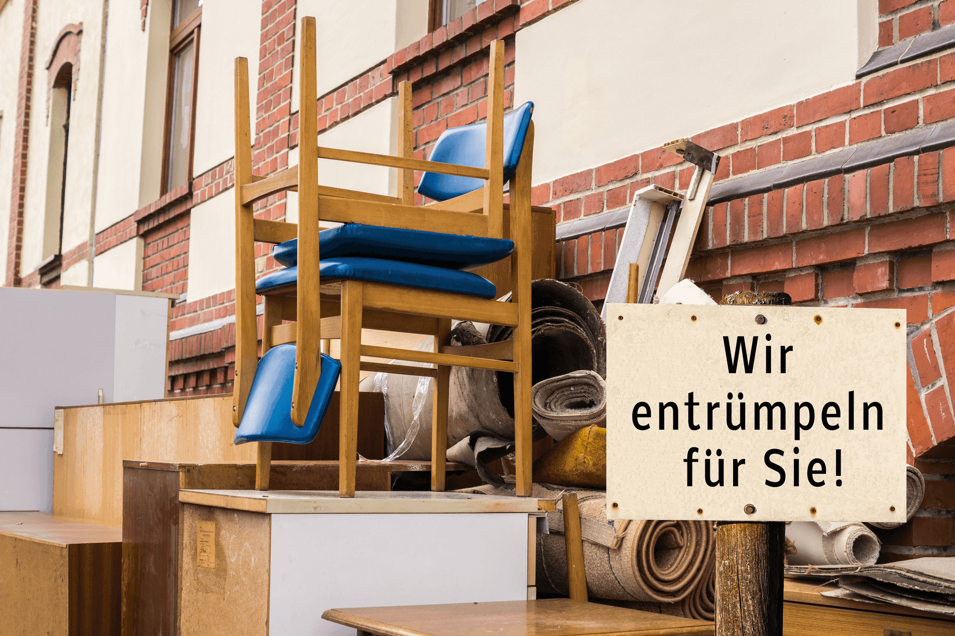 Wir entrümpeln für Sie